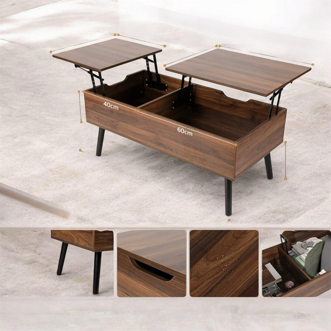 Couchtisch Rechteckig Wohnzimmer 100cm Beistelltisch
