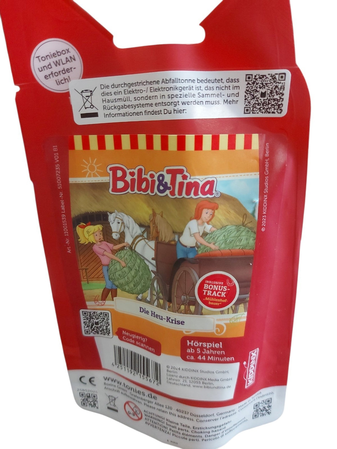 Tonies Hörfigur Bibi & Tina Die Heukrise Hörspiel ab 5 Jahren