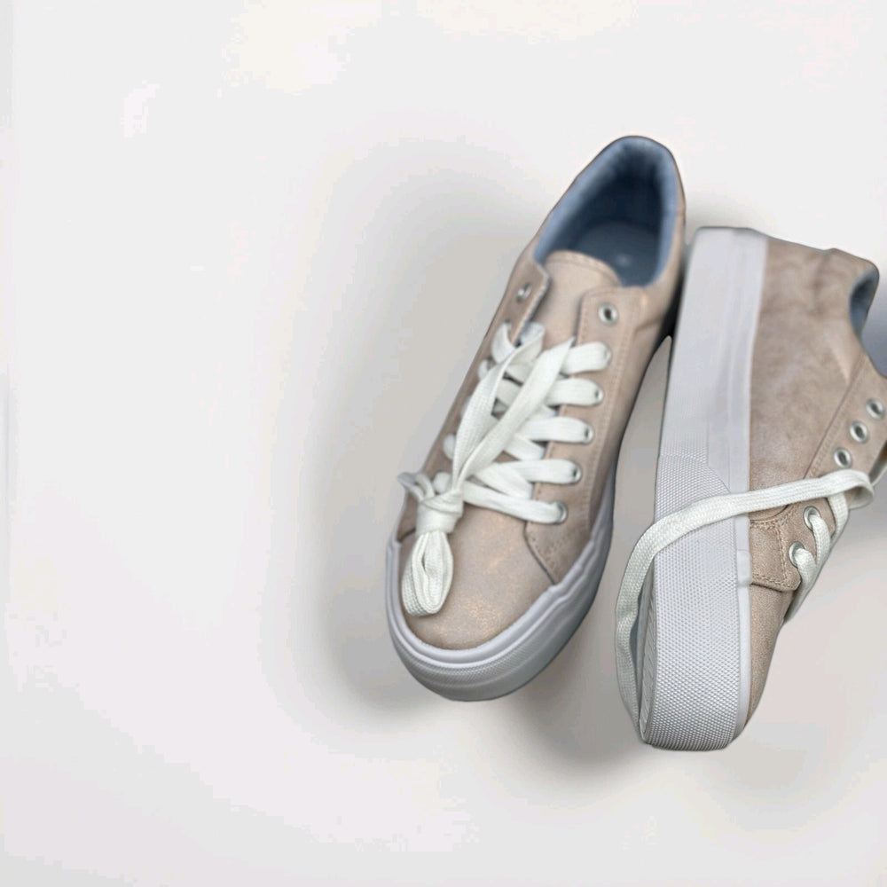 Jane Klain Damenschuhe Sneaker Schnürschuhe Gr. 40, altrosa