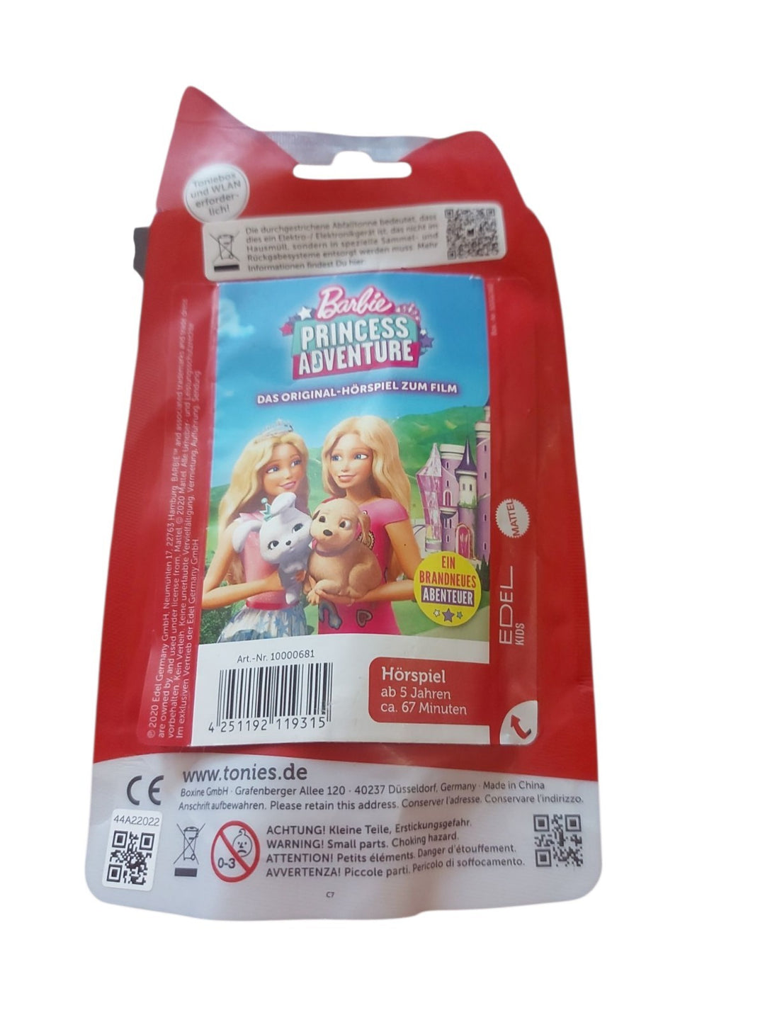 Tonies BARBIE PRINCESS ADVENTURE, SELTENHEIT 