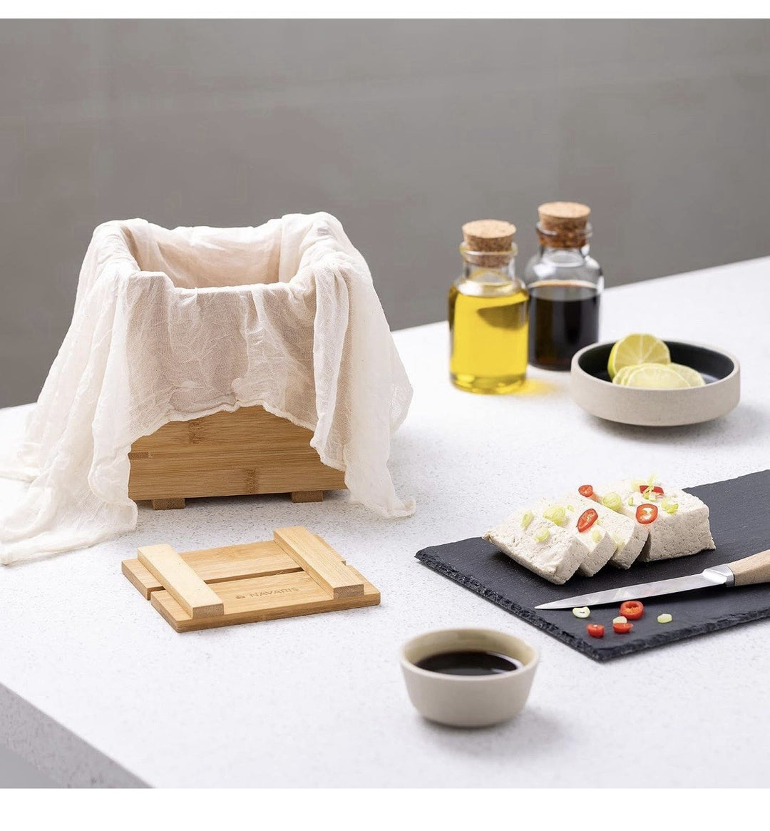 Bambus Tofu Maker /Presse Navaris